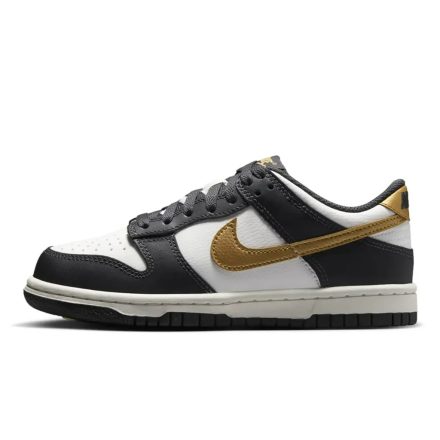 Dunk Low Summit White Metallic Gold GS
