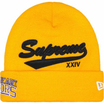 Supreme New Era® Salvation Beanie Gold