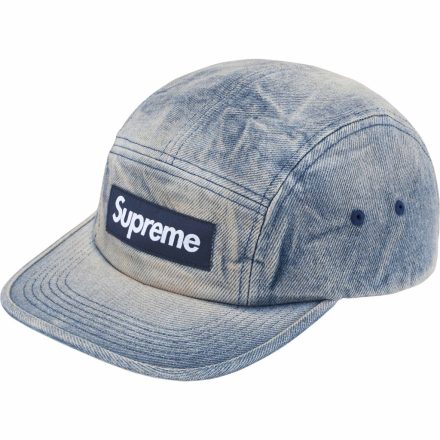 Supreme Washed Chino Twill Camp Cap Denim